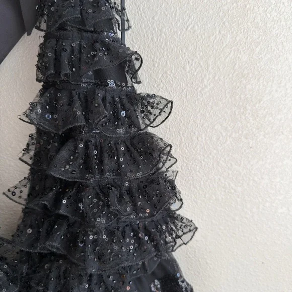 LOVESHACKFANCY Callaia Dress in Black - Picture 10 of 13